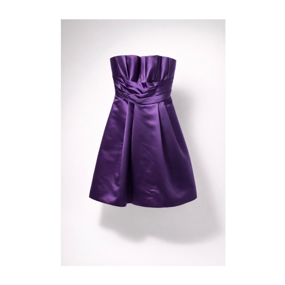 Priscilla of Boston Strapless Pleated Cocktail Dress Size 10